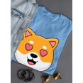 thumbnail image 3 of Cute Shiba Inu Love Eyes T-Shirt Women -Image by Shutterstock, Female Large, 3 of 4