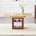 thumbnail image 3 of Expandable Dining Table with Storage - 59" to 71" Walnut Finish, Seats 4-8, 3 of 10