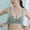 Green, variant on Jacenvly Bralettes for Women Plus Size Solid Loose Leisure Women Bras Women'S Front Buckle Underwear Gathered Bra Small Breast Large Tank Top Underwear Beige