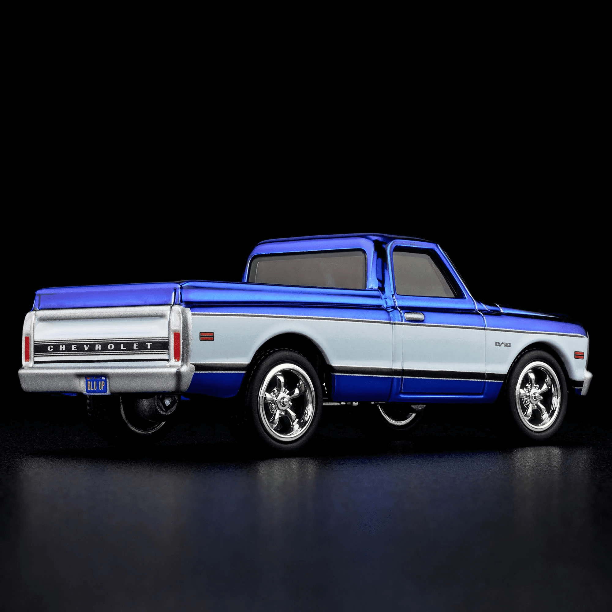 Hot Wheels 1969 Chevy C-10 Navy Blue Collectors RLC Exclusive
