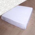thumbnail image 4 of Queen Size Pure White Polyester Soft Comfortable Mattress Protector Cover Household Bedroom Use, 4 of 8