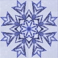 thumbnail image 1 of Ahgly Company Machine Washable Indoor Square Transitional Heavenly Blue Area Rugs, 5' Square, 1 of 7