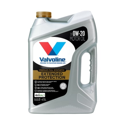 Valvoline Extended Protection Premium Full Synthetic 0W-20 Motor Oil 5 QT