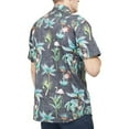 thumbnail image 4 of Visive Men's Stylish Hawaiian 2 Pack Button Down Short Sleeve Shirt - For Big & Tall Men - Up Fun Aloha Shirts for Casual and Party Wear - Diverse Prints for Every Occasion - Durable & Fashion-Forward, 4 of 8