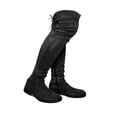 thumbnail image 4 of Bota larga para mujer, con tacon bajo modelo panther Nyxmart Bota Larga estilo maxibota / Mod. 619-PA, 4 of 4