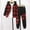 Red 03a fall outfits for girls, variant on 5T Boy Clothes Sets Kids Toddler Boy Clothes Plaid Hooded Shirt White Top and Solid Color Pants 2Pcs Winter Boys Outfits