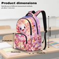 thumbnail image 6 of Yuyamidu Pink Axolotl School Backpack for 3-6 Grade Girls 4Pcs Elementary School Rucksack Set with Lunch Bag, Pencil Case and Water Bottle Bag for Daily Use, 6 of 7