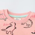 thumbnail image 5 of KYAIGUO 2-7T Toddler Kids Girls Dinosaurs Sweatshirt Long Sleeve Cartoon Pullover Tees Crewneck Sport Blouse Tops, 5 of 9