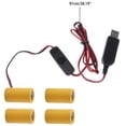 thumbnail image 5 of lanema LR14 C Battery Eliminators 97cm USB Power Supply Cable Replace 4 LR14 C Battery, 5 of 12