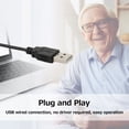 thumbnail image 3 of Aibecy Wired USB Large Print Computer Keyboard for Low Vision Users High Contrast 104 Keys Letters for Old Men, 3 of 7