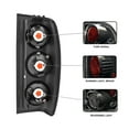 thumbnail image 6 of For 2001-04 Toyota Tacoma Tail Lights Black Clear Rear Lamps Pair Altezza Style, 6 of 10