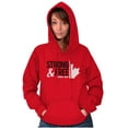 thumbnail image 3 of Canada Strong And Free Maple Leaf Unisex Plus Fleece Graphic Hoodie Brisco Brands 2X, 3 of 5
