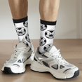 thumbnail image 6 of Logiee Happy Soccer Print Adult Socks for Men & Women,Calf Socks, Ankle Socks,Boots Socks,Breathable Casual Sock,Unisex Crew Socks, 6 of 6