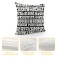 thumbnail image 4 of Orinice Egyptian Hieroglyphics Graphic Decorative Cushion Throw Pillow Cover for Home Couch Living Room Bed Sofa 22x22in, 4 of 5