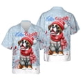 thumbnail image 3 of Hello Winter Boxer Smiling in Red Scarf Hat Welcome Christmas Hawaiian Shirt Breathable Summer Unisex Merch Boxers Dog Lover Gifts Idea - 00017, 3 of 6