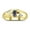 Alexandrite, variant on Yellow Gold Plated Silver Classic 6X4MM Oval Amethyst & Diamond Ring - Birthstone Jewelry for Men -Size 12