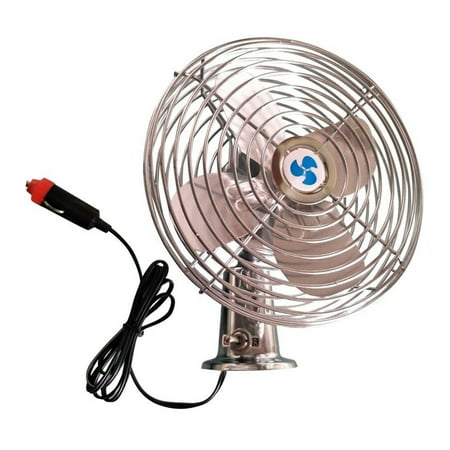 ALEKO Deluxe Metal Fan - 6 Inches - 12V - Walmart.com