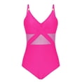 thumbnail image 4 of WXLWZYWL Women Tummy Control One Piece Swimsuit - Push Up Bathing Suit Full Coverage Sports Swimwear, 4 of 6