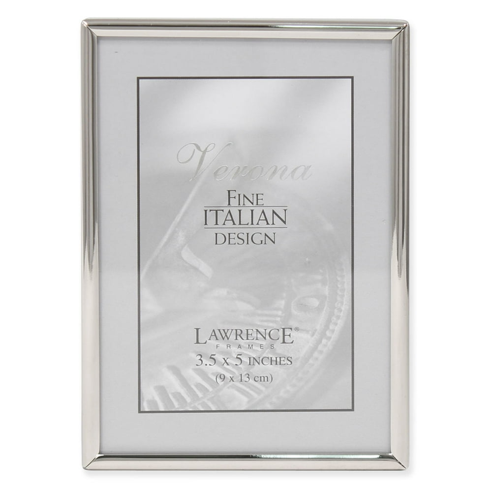 3.5x5 Simply Silver Metal Picture Frame