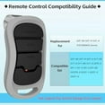 thumbnail image 3 of Pour Genie Intellicode Ouvre-Porte de Garage Télécommande G3T-BX G3T-R, Ouvre-Porte de Garage, 3 Boutons, 3 of 8