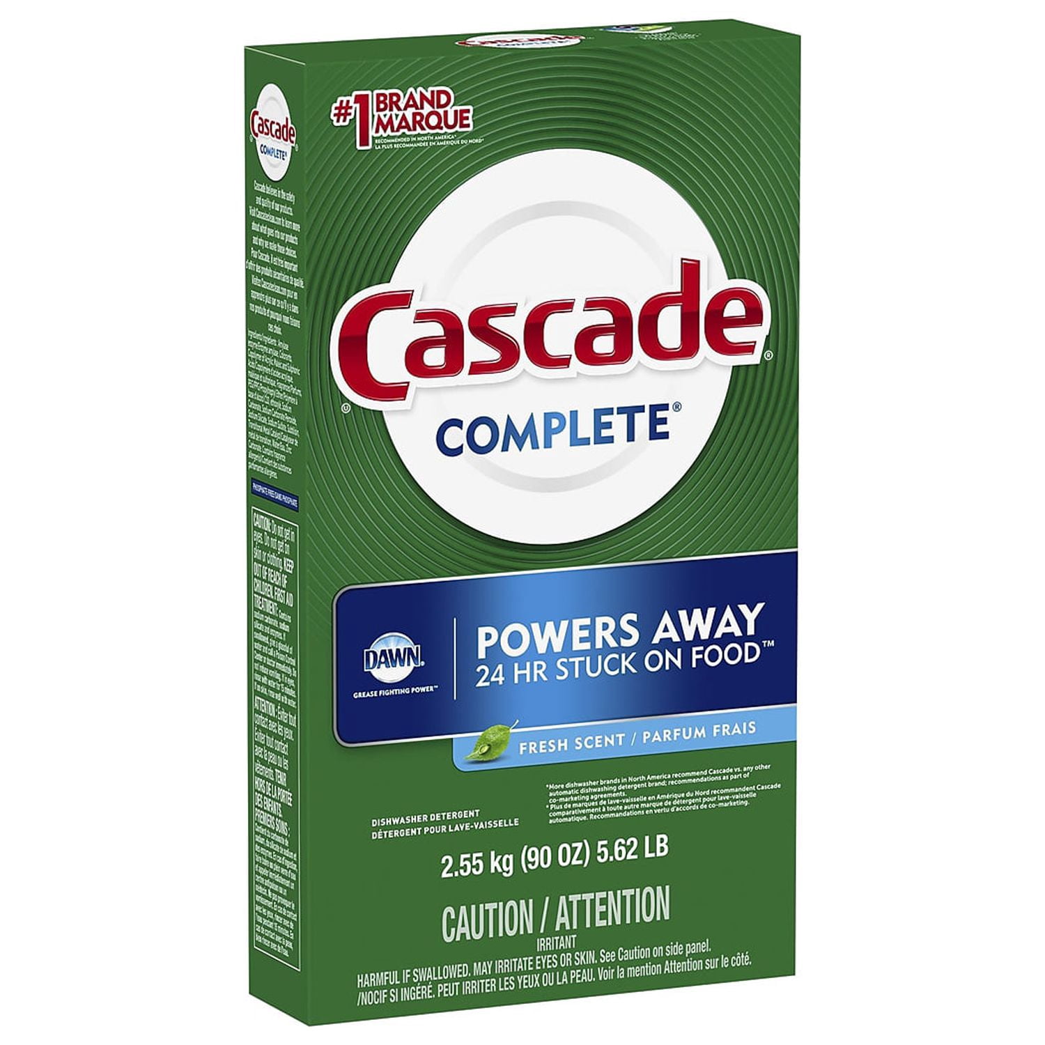 Cascade Complete Powder Dishwasher Detergent Fresh Scent 90 oz. (53991)