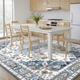 thumbnail image 2 of Area Rugs for Living Room, 8'x10' Washable Moroccan Neutral Geometric Low Pile Non-Slip Rug for Bedroom Kitchen Dining Room Entryway, 2 of 9