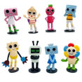thumbnail image 2 of 8 piezas/juego de figuras de acción de Dandy's World, modelo de dibujos animados de Dandy World, juego de terror, modelo de PVC, colección de figuritas para niños, regalo para fanáticos, 2 of 5