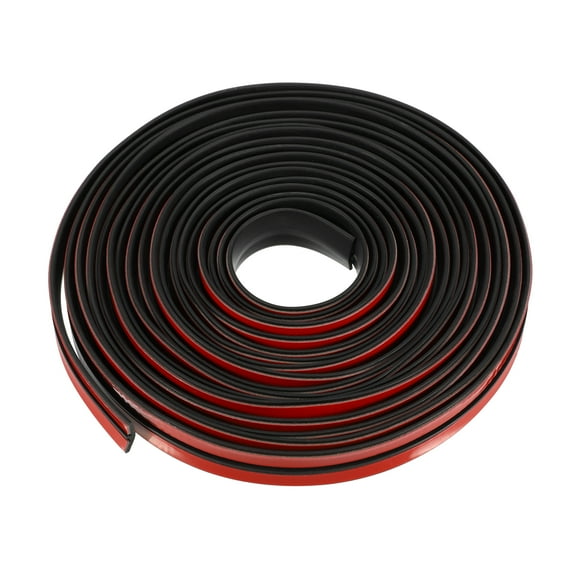 Unique Bargains Car T Shape Windshield Weather Strip Seal 19mmx5m Windshield Guards Body Strip Universal Rubber Black
