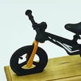 thumbnail image 4 of Bicicleta de juguete en miniatura de aleación, con soporte, juguetes de bicicleta para dedos, accesorios para casa de muñecas. Negro, 4 of 5