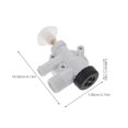 thumbnail image 2 of LOVEVER Rv Water Valve Assembly Flush Toilet Fill Replacement Faucet Flusher Kit White, 2 of 8
