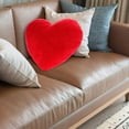thumbnail image 4 of KAKOWELY Almohada de corazón de peluche, almohada en forma de corazón, almohada decorativa para habitación, almohada de peluche de corazón para boda, 4 of 5