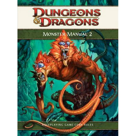 Pre-Owned Monster Manual 2: A 4th Edition D&D Core Rulebook (D&D Supplement) (Hardcover) 078695101X 9780786951017