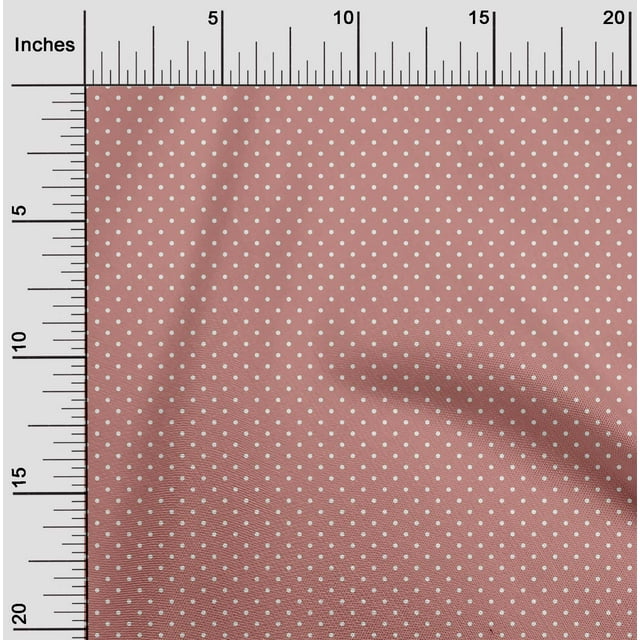 oneOone Georgette Viscose Fabric Polka Dots Print Fabric BTY 42 Inch Wide