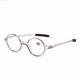 thumbnail image 4 of Gafas de lectura retro de montura completa, redondas, blancas, pequeñas, estilo literario fresco, espejo Prince, 4 of 5