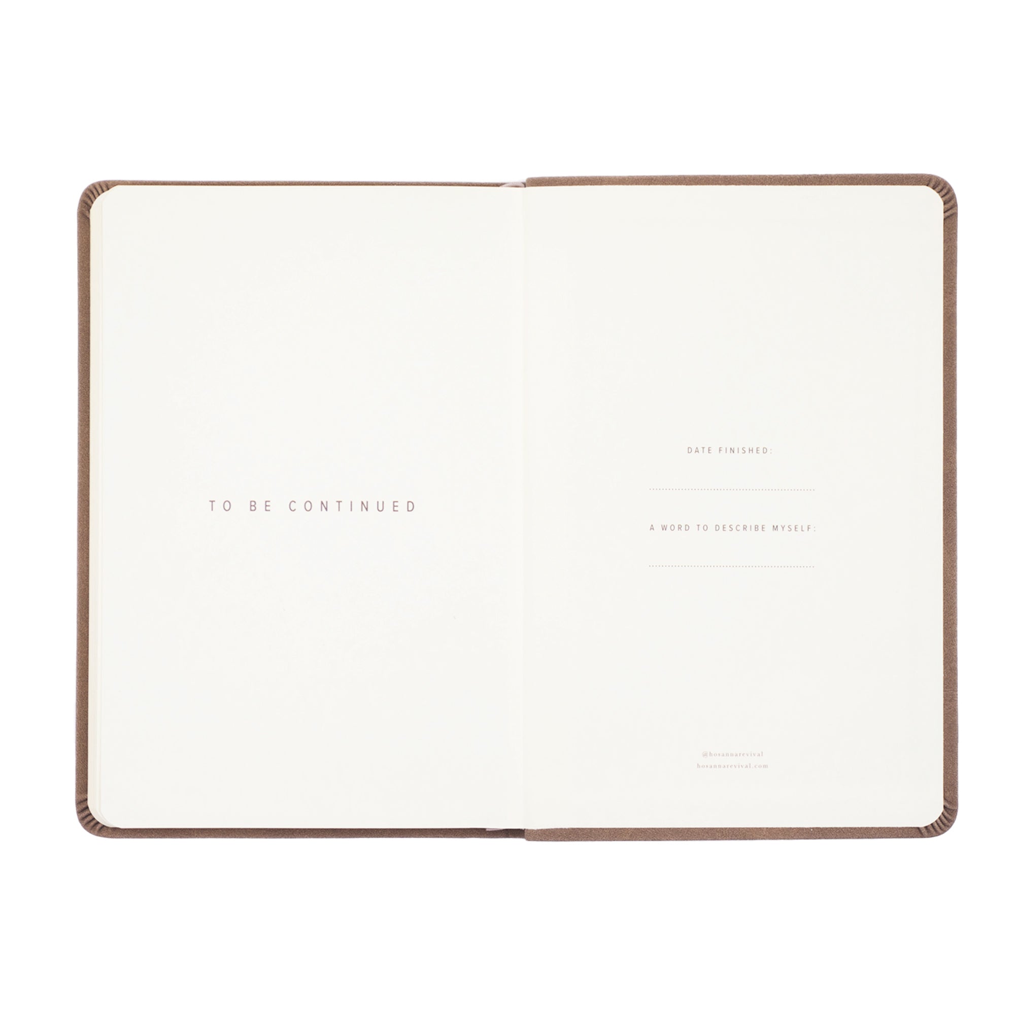 Hosanna Revival, Teen/Adult Notebook, 150-Page Lined Prayer Journal, Taupe Leather-like Softcover with Floral Design, Title: Marlo Theme