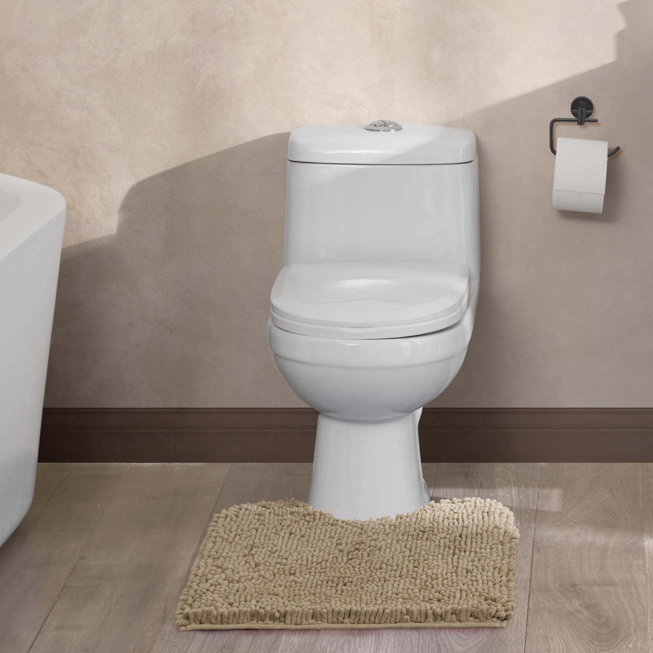 Resort Collection Chenille Plush Loop Bath Mats