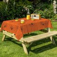 thumbnail image 6 of Tchckioa Spider Web Tablecloth,Halloween Party 60x70 Inch Waterproof Table Cover for Restaurant Decor,Orange, 6 of 6