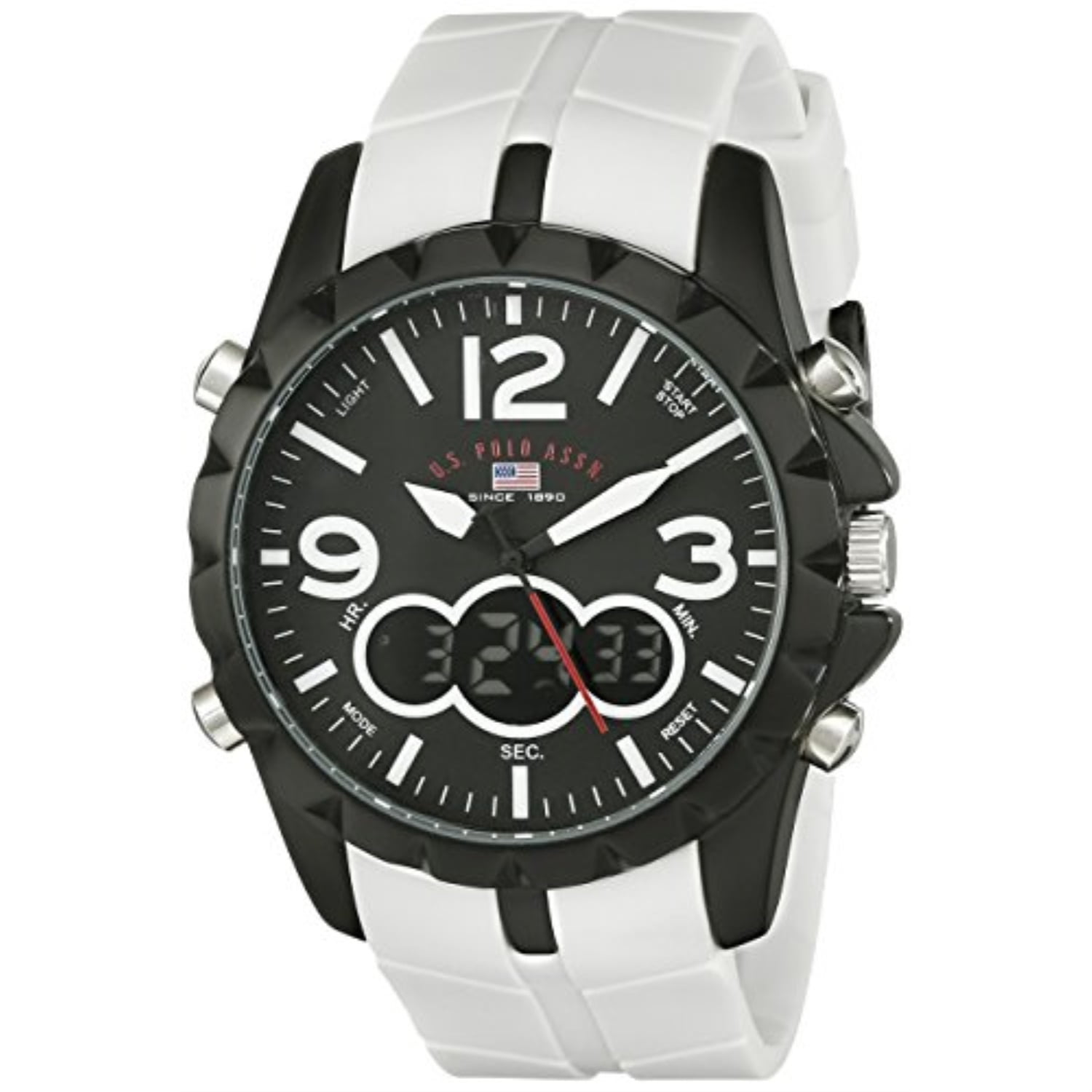 US Polo Assn. - U.S. Polo Assn. Sport Men's US9250 White Analog Digital Sport Watch - Walmart