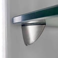 thumbnail image 3 of Adjustable Glass Shelf Bracket, Alloy Brushed Floating Woods Bracket Heavy Duty Glass Shel-f, Stable not Loose for Wood Shelf Brackets Wall Mounted, 3 of 10