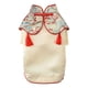 thumbnail image 1 of Ropa para mascotas Vestido transpirable Faldas China Tradicional Mascotas Ropa Cheongsam Disfraces Moda Fuentes de Moda Dorado Amarillo XS Inevent PT000677-06, 1 of 7