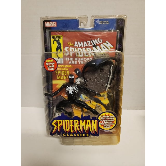 Spiderman Classics - Black Spiderman - Toy Biz
