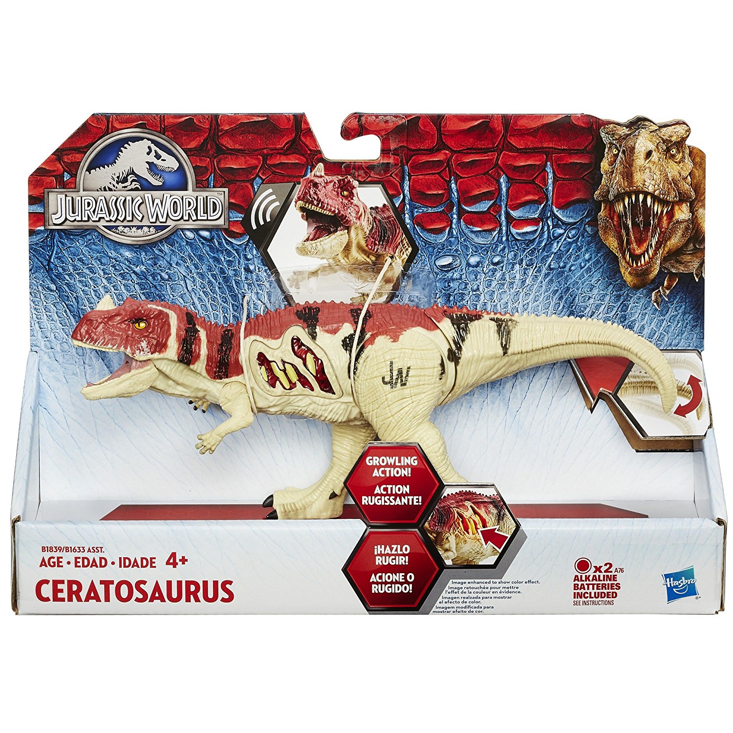 ceratosaurus jurassic world juguete