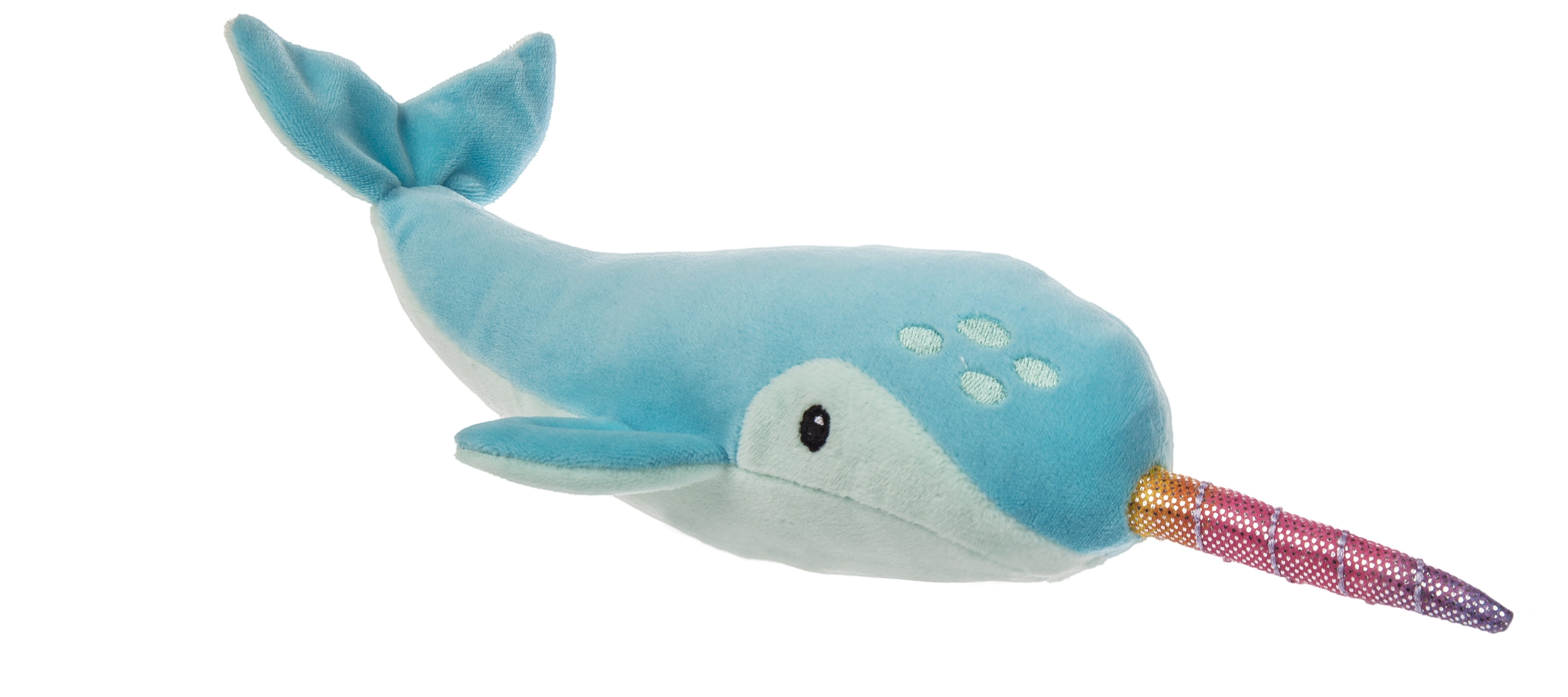 Mary Meyer Blue Neptune Narwhal Soft Toy, 11" including tusk - Walmart.com