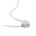 thumbnail image 3 of Everly Women's 3CT TGW Moissanite 14k White Gold Pendant, 3 of 6