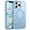 Light Blue, variant on for iPhone 13 Pro Max Case Super Magnetic [Compatible with MagSafe] TPU Protective Translucent Matte Smooth, Phone case for iPhone 13 Pro Max, Hot Pink