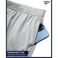 thumbnail image 4 of Shorts de básquet para niño Reebok, paquete de 2, malla deportiva, 4 of 7