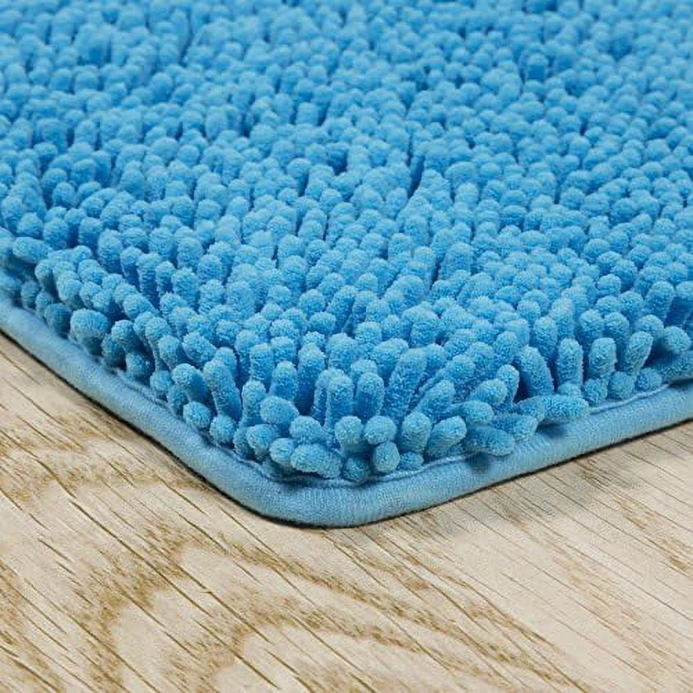 Shag Memory Foam Bathmat - 58-inch By 24-inch Runner With Non-slip