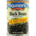 Kuner Black Beans No Salt Added, 15 Oz.