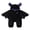 Black, variant on RUINIXCW Baby Boy Bat Halloween Zipper Hooded Romper Cosplay for Christmas Holiday Outfit