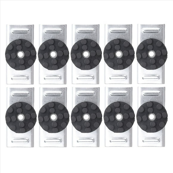 Paquete de 10 Clips de Montaje Insonorizados Clips de Aislamiento de Sonido para Equipos Acústicos de Estudio de Grabación para Techo de Pared